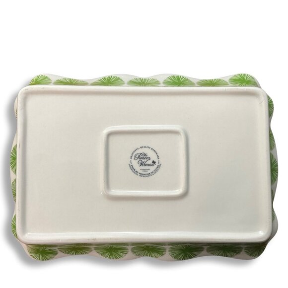 The Pioneer Woman Baking Dish 8x12x3 Christmas Poinsettia Holiday Oven Stoneware - Picture 2 of 9